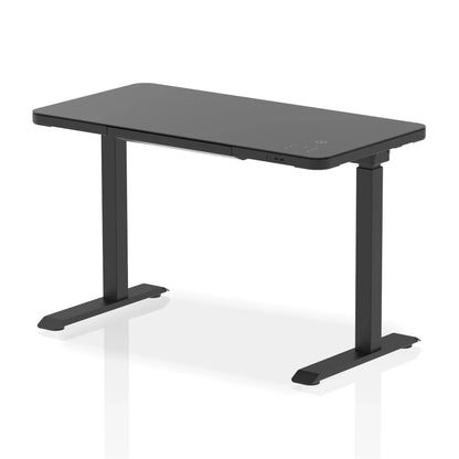 Black Ice Height Adjustable Desk - Ergometric