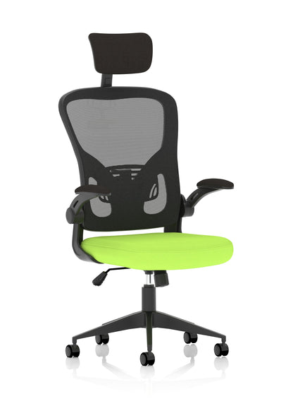 Ace Executive Mesh Chair With Folding Arms - Ergometric