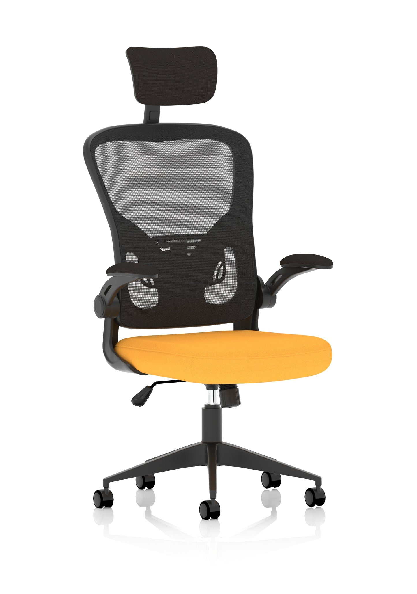 Ace Executive Mesh Chair With Folding Arms - Ergometric