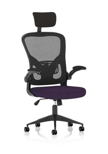 Ace Executive Mesh Chair With Folding Arms - Ergometric