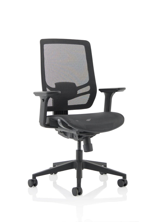 Ergo Twist High Mesh Back Task Operator Office Chair with Arms - Ergometric