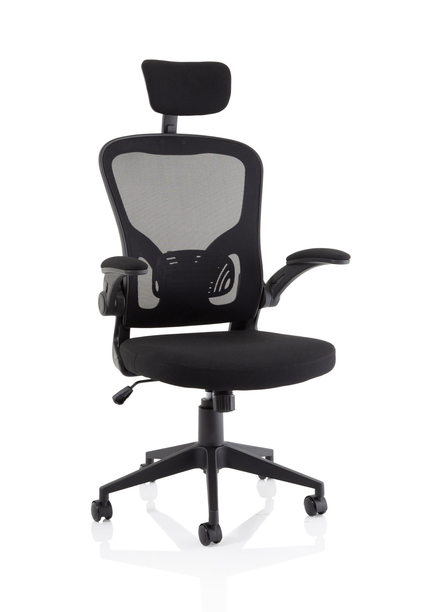 Ace Executive Mesh Chair With Folding Arms - Ergometric