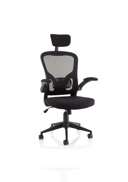 Ace Executive Mesh Chair With Folding Arms